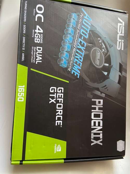 ASUS PHOENIX NVIDIA GEFORCE GTX 1650  4GB  OC EDITION * BOXED * LIKE NEW